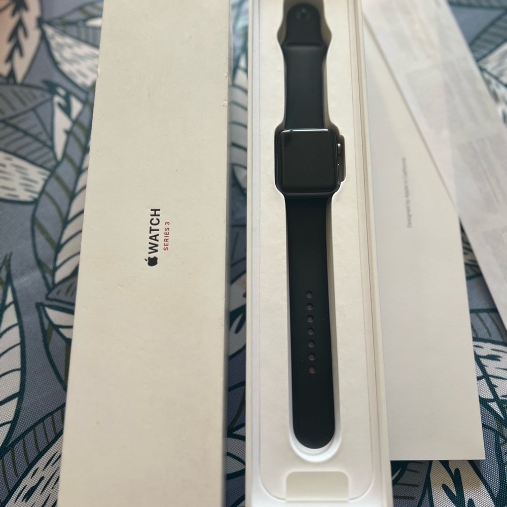 Apple Watch Series 3 with Black Band